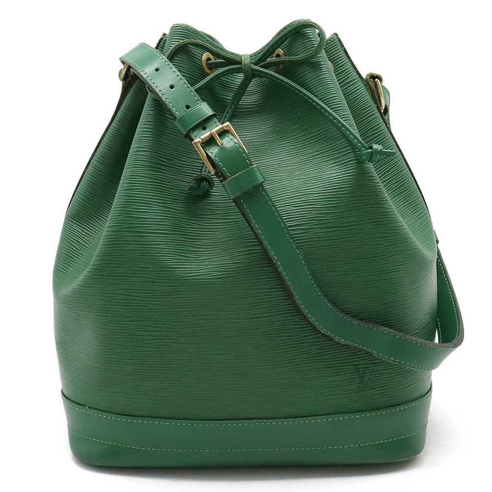 Louis Vuitton Epi Noe Shoulder Bag Hobo Leather Borneo Green